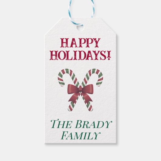 Personalisiertes Weihnachtsgeschenk Geschenkanhänger (Vorderseite)