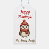 Personalisiertes Weihnachtsgeschenk Geschenkanhänger (Rückseite)