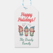 Personalisiertes Weihnachtsgeschenk Geschenkanhänger (Rückseite)