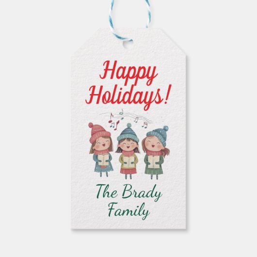 Personalisiertes Weihnachtsgeschenk Geschenkanhänger (Rückseite)