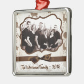 Personalisiertes Weihnachtsgeschenk Hirsch FOTO Or Ornament Aus Metall (Links)