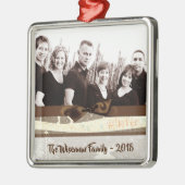 Personalisiertes Weihnachtsgeschenk Hirsch FOTO Or Ornament Aus Metall (Links)