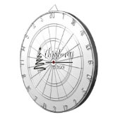 Personalisiertes Weihnachtsgeschenk, individuelles Dartscheibe (Vorderseite rechts)