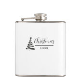 Personalisiertes Weihnachtsgeschenk, individuelles Flachmann (Vorderseite)