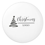 Personalisiertes Weihnachtsgeschenk, individuelles Keramikknauf (Vorderseite)
