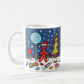 Personalisiertes Weihnachtsgeschenk Kaffeetasse (Links)