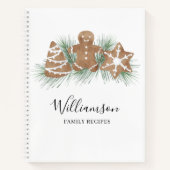 Personalisiertes Weihnachtsgeschenk Notizblock (Vorderseite)