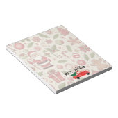 Personalisiertes Weihnachtsgeschenk Notizblock (angewinkelt)