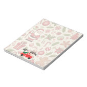 Personalisiertes Weihnachtsgeschenk Notizblock (Rotiert)