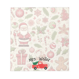 Personalisiertes Weihnachtsgeschenk Notizblock