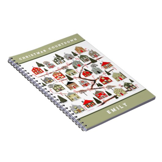 Personalisiertes Weihnachtsgeschenk Notizblock (Rechte Seite)