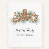 Personalisiertes Weihnachtsgeschenk Notizblock (Vorderseite)