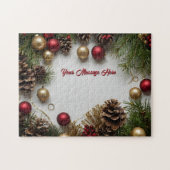 Personalisiertes Weihnachtsgeschenk Puzzle (Horizontal)