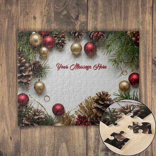 Personalisiertes Weihnachtsgeschenk Puzzle