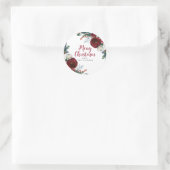 Personalisiertes Weihnachtsgeschenk Runder Aufkleber (Tasche)