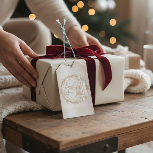 Personalisiertes Weihnachtsgeschenk-Tag – 20 % Rab Geschenkanhänger
