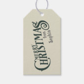 Personalisiertes Weihnachtsgeschenk-Tag - [Aus] [N Geschenkanhänger (Vorderseite)