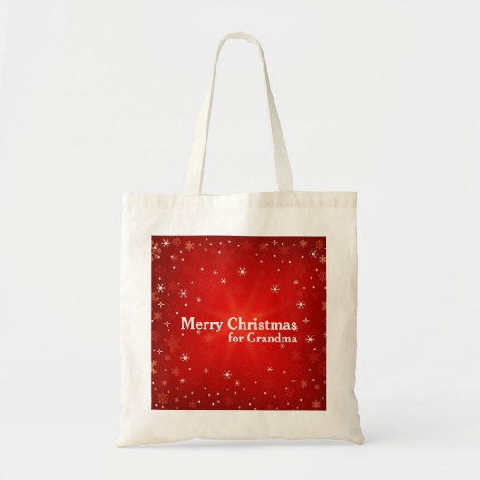 Personalisiertes Weihnachtsgeschenk Tragetasche (Vorne)