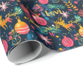 Personalisiertes Weihnachtsgeschenkpapier Geschenkpapier (Rolleneckpunkt)