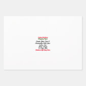 Personalisiertes Weihnachtsgeschenkpapier Geschenkpapier Set (Vorderseite 3)