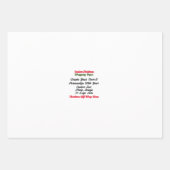 Personalisiertes Weihnachtsgeschenkpapier Geschenkpapier Set (Vorderseite)
