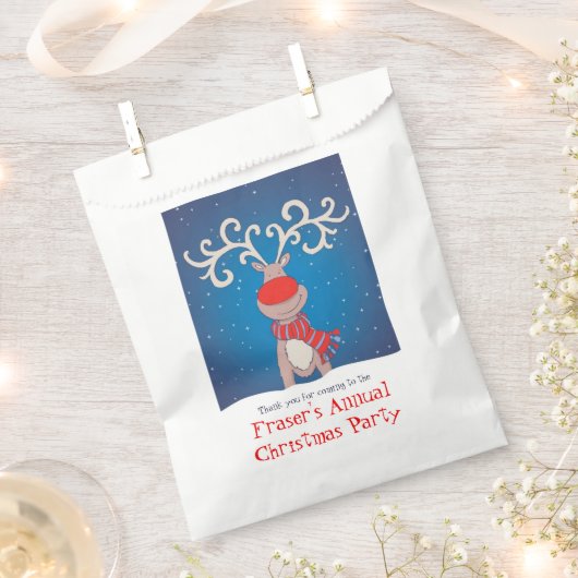 Personalisiertes Weihnachtsgeschirr Geschenktütchen (Ausgeschnitten)