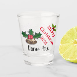 Personalisiertes Weihnachtsglas Schnapsglas