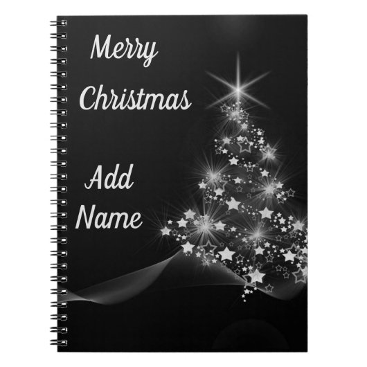 Personalisiertes Weihnachtsheft Notizblock (Vorderseite)