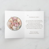 Personalisiertes Weihnachtshörnchen Feiertagskarte (Innenseite)