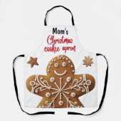 Personalisiertes Weihnachtskeks Schürze (Vorderseite)