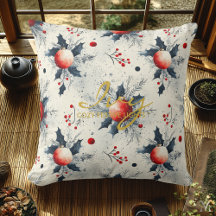 Personalisiertes Weihnachtskissen mit Name und Ang