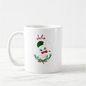 Personalisiertes Weihnachtskitty – Feiertage Kaffeetasse (Links)