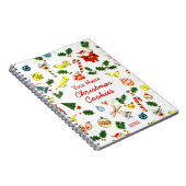 Personalisiertes Weihnachtskoch oder Rezept-Notebo Notizblock (Rechte Seite)
