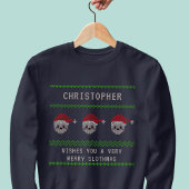 Personalisiertes Weihnachtslied Ugly Sweatshirt