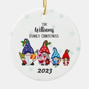 Personalisiertes Weihnachtsmädchen Keramik Ornament