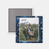 Personalisiertes Weihnachtsmagnet mit Foto Magnet (Vorderseite/Rückseite)