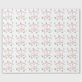 Personalisiertes Weihnachtsmann-Verpackungspapier Geschenkpapier (Flach)