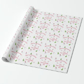 Personalisiertes Weihnachtsmann-Verpackungspapier Geschenkpapier (Ungerollt)