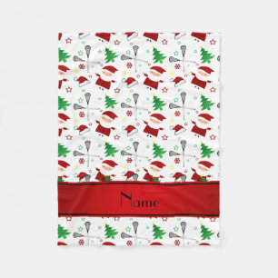 Personalisiertes Weihnachtsmuster Fleecedecke