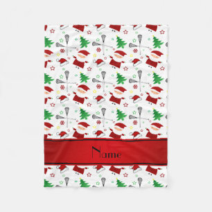 Personalisiertes Weihnachtsmuster Fleecedecke