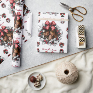 Personalisiertes Weihnachtsmuster Geschenkpapier