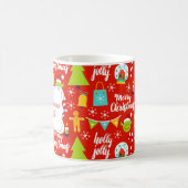 Personalisiertes Weihnachtsmuster Kaffeetasse (Mittel)