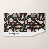 Personalisiertes Weihnachtsnährungsmittel-Badetuch Badhandtuch Set (Handtuch)