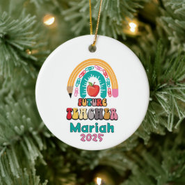 Personalisiertes Weihnachtsornament für zukünftige