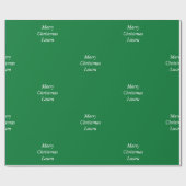 Personalisiertes Weihnachtspapier Geschenkpapier (Flach)