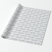 Personalisiertes Weihnachtspapier Geschenkpapier (Ungerollt)