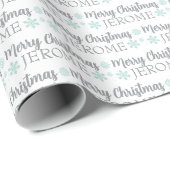 Personalisiertes Weihnachtspapier Geschenkpapier (Rolleneckpunkt)