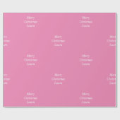 Personalisiertes Weihnachtspapier Geschenkpapier (Flach)