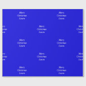Personalisiertes Weihnachtspapier Geschenkpapier (Flach)