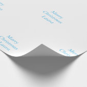 Personalisiertes Weihnachtspapier Geschenkpapier (Ecke)